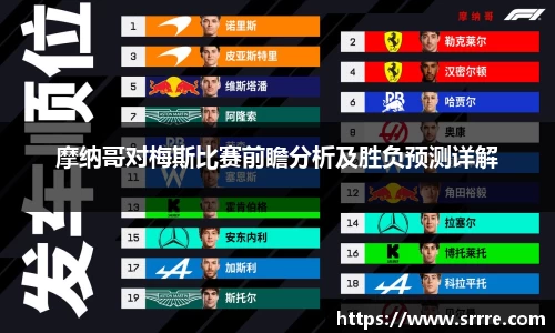 摩纳哥对梅斯比赛前瞻分析及胜负预测详解